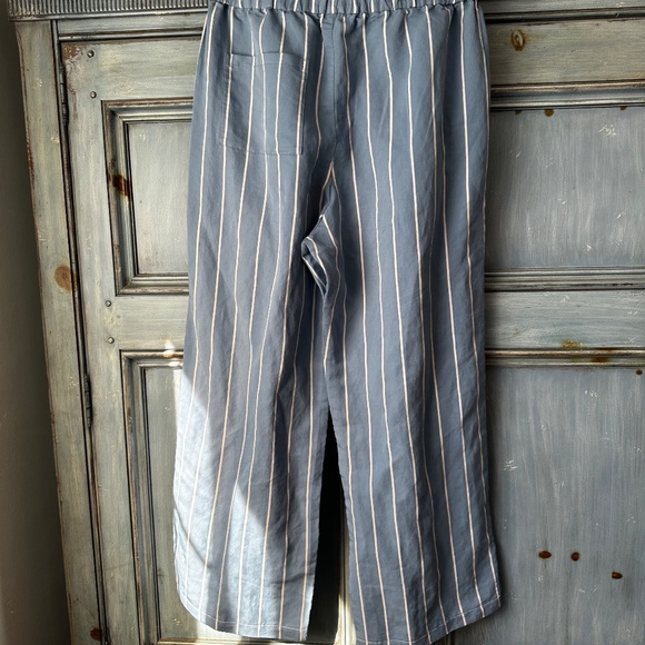 Jenni Kayne Bianca Pant Vintage Blue Stripe Size S - Picture 10 of 11